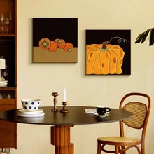 法式中古风餐厅装饰画小众艺术沙发背景墙挂画客厅卧室高级感壁画