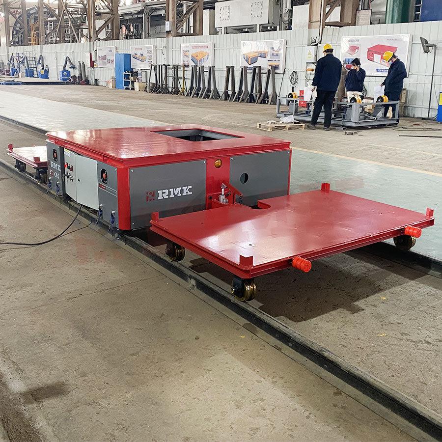 轨道低压电动平车轨道转运车车间平板搬运车【睿迈科自有工厂】