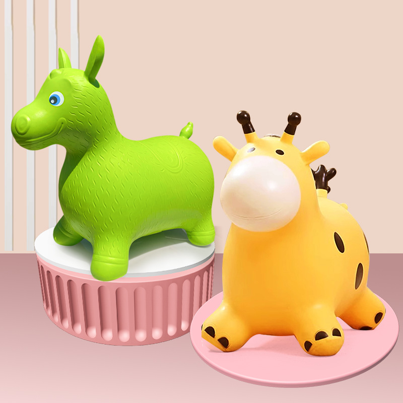 Inflatable explosion-proof pony for baby for jumping