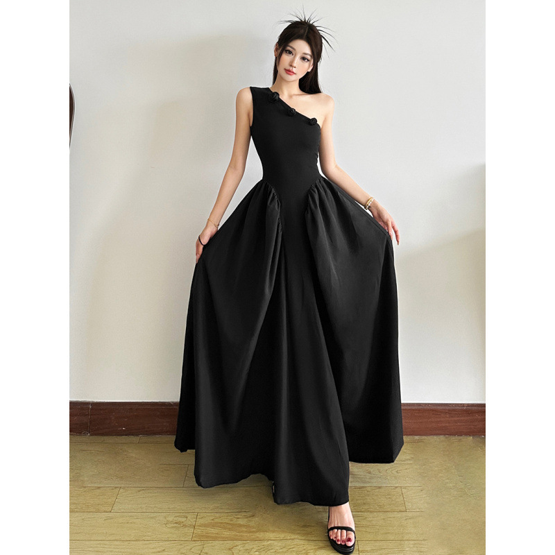 elegant three dimensional design summer dress