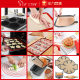 baking mat high temperature baking oven baking mat cookie anti-overflow cushion with buttons silicone baking mat