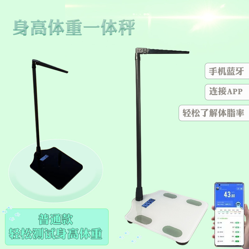 Height and Weight Scale Measuring Instrument for Adults, Accurate and Intelligent All-In-One Machine for Kidsren, Kindergarten, Home Body Fat Scale, Digital Scale