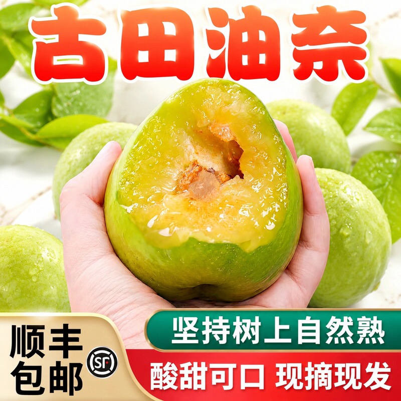 【SF Express】Gutian Nali seasonal plums, fresh fruit, crisp green plums, boneless oily Nali plums, large whole fruits