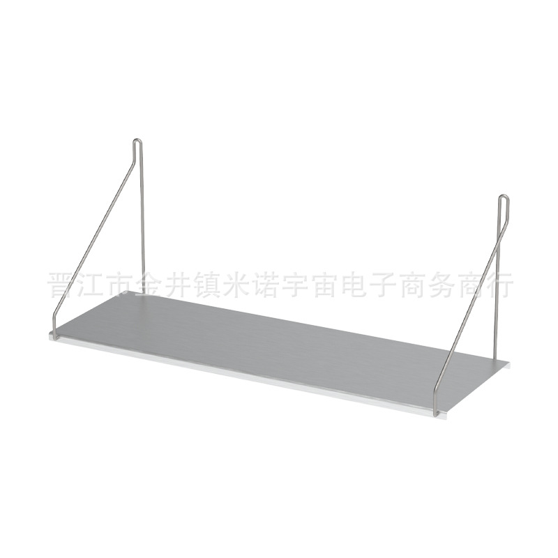 中古ステンレス壁面物置棚一字棚浴室キッチンリビングルーム背景壁diyデザイン感本棚