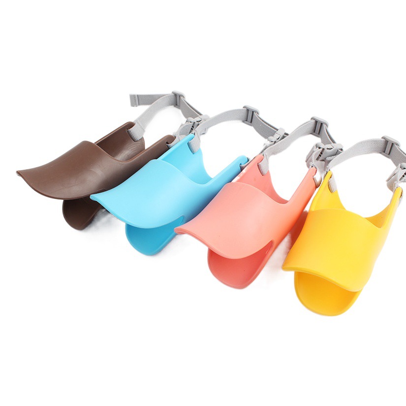 Bozal para perros de silicona amarillo, ajustable, antidesmontaje – Mayorista de Yiwu
