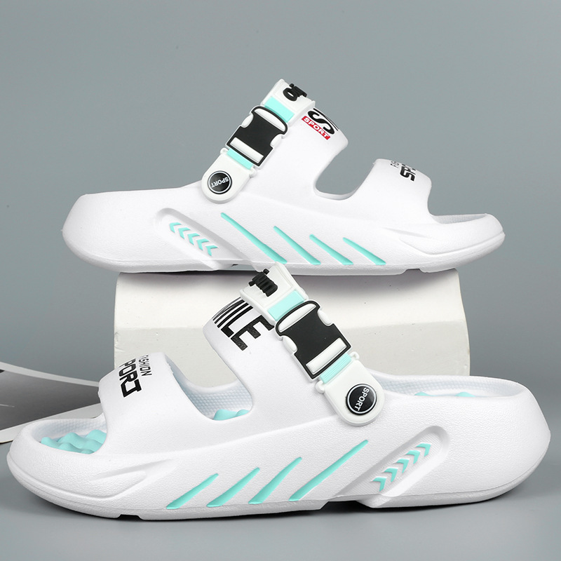 EVA deportivo de verano nuevo aumento de altura amortiguador antideslizante pisar mierda sensación de fondo suave al aire libre ocio trapos fríos para hombres