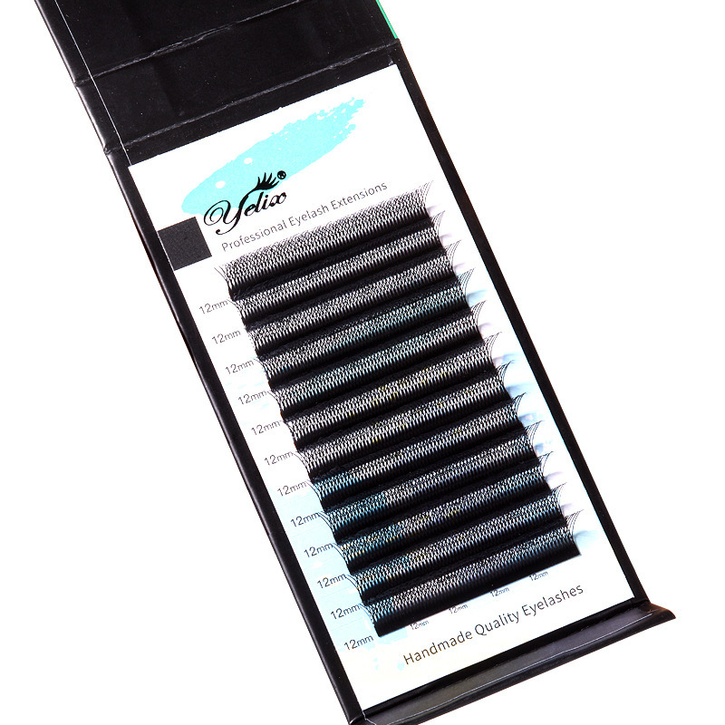 Fábrica de injerto de flores transfronterizas pestañas 8D doble tetrafolia pestañas densas de gran capacidad al por mayor pestañas falsas