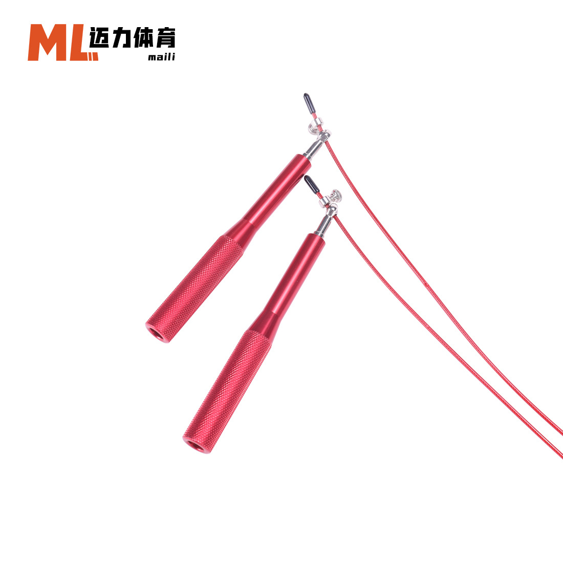Cuerdas de salto de alambre de acero metal ajustable rodamiento transfronterizo portátil mango de aluminio deportivo equipo de fitness adulto especial para carreras