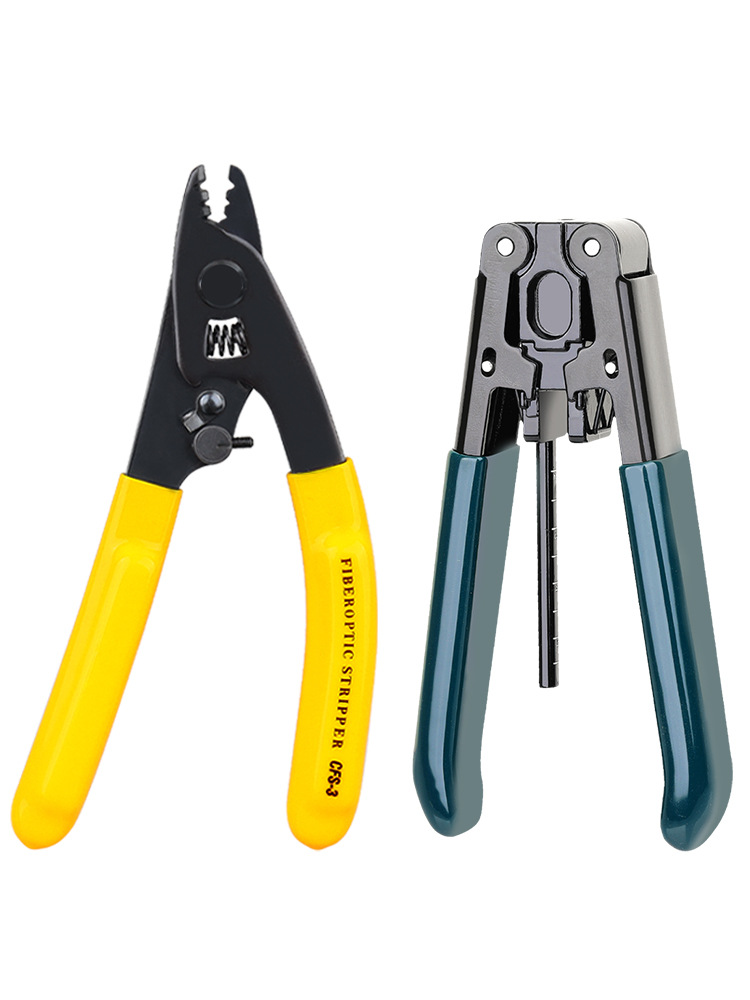 Fibra óptica Müller pinza de fibra óptica pinza de descascar de fibra de tres puertos pinza de descascar de alambre de piel pinza Maitreya pinza herramienta de unión en frío Yathons