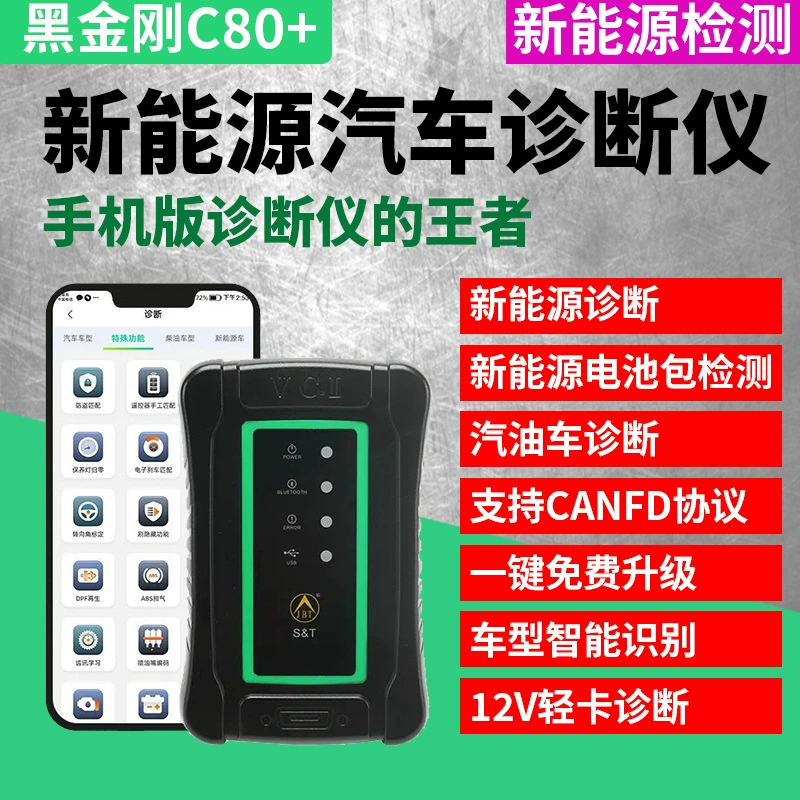 Золотой Pentium черный Кинг-Конг C80 новый энергетический детектор неисправностей автомобиля