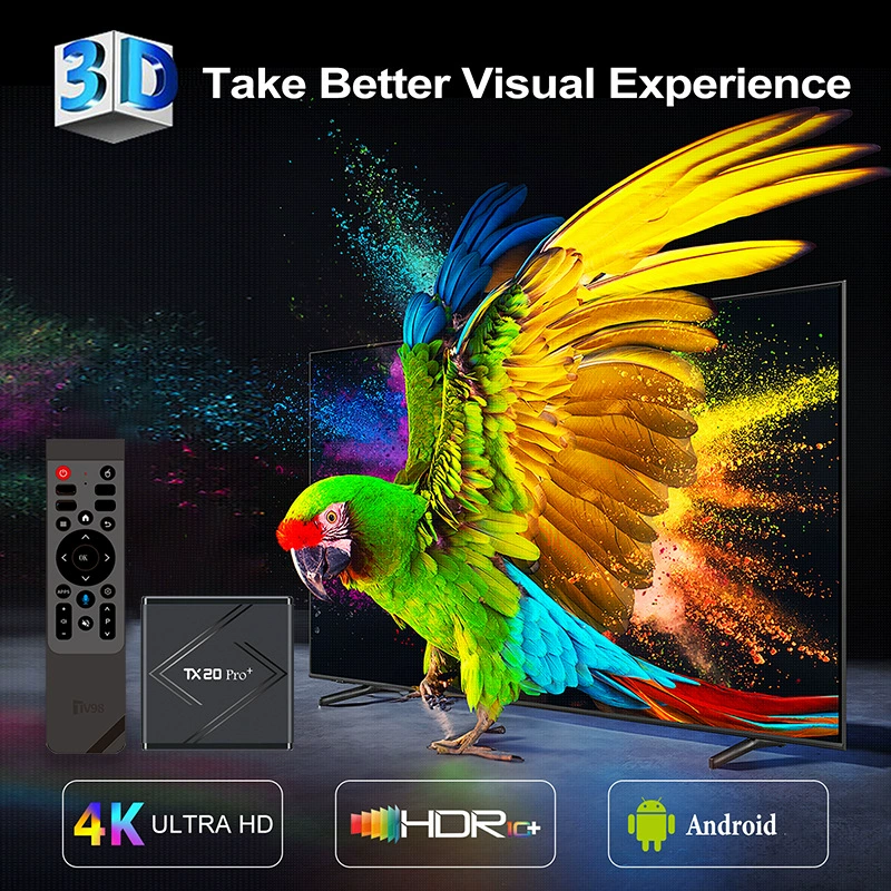 TX20 PRO плюс набор приставка Android TV бокс двухдиапазонный 5G Wi-Fi Bluetooth голосовое управление пульт телевизионный бокс