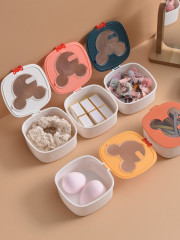 A5L Paper Clip Long Tail Clip Storage Box Drawer Hair Accessories Hair Pin Separator Organizing Box with Lid Integrated Card Small