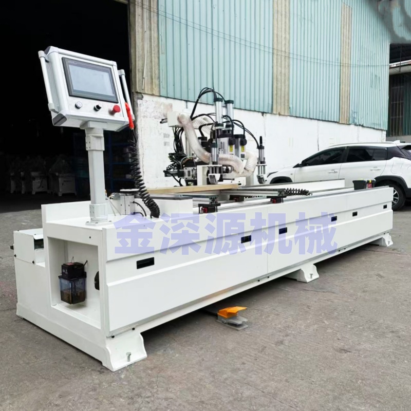 数控木门锁孔开槽钻孔加工机开孔器开锁孔机门锁孔钻孔开槽一体机