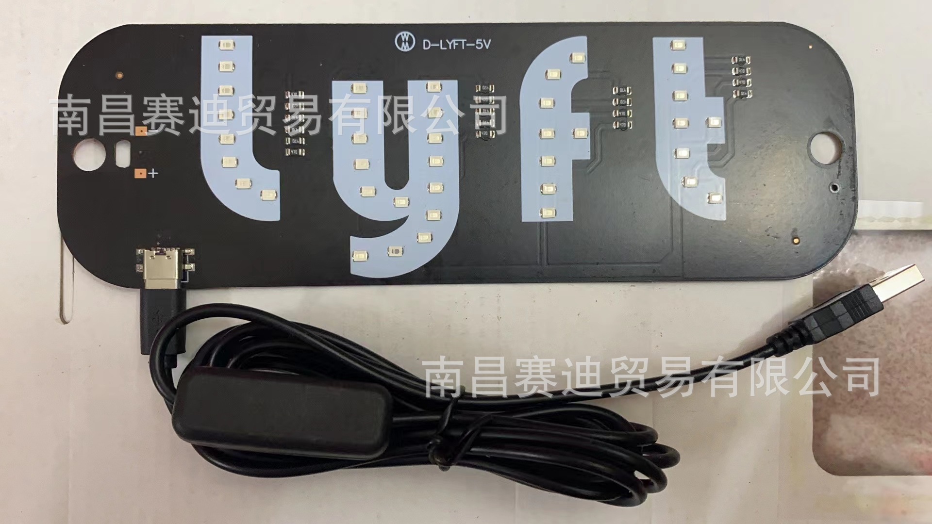 Empty car lights Uber taxi lyft logo light TAXI LED light indicator car LED warning usb