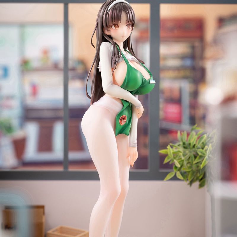 美少女营业花宫茉莉二次元温柔桌面摆件动漫店员小姐机箱手办模型|undefined