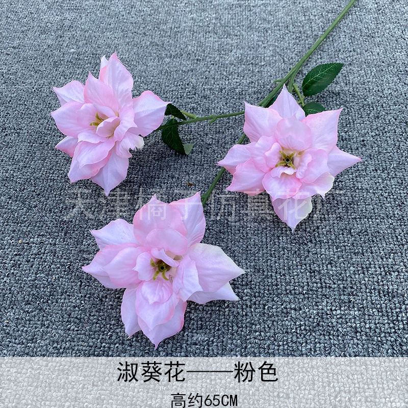 Flores de boda de alta calidad de flores de madera verde de bambú y lirio de pino masson de alta calidad