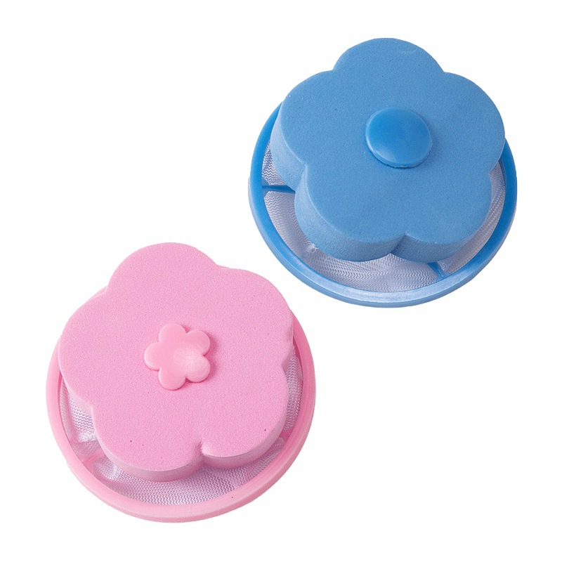 Lavadora especial bolsa de filtro flotante en forma de flor filtro neto flotante Filtro de pelo lavadora removedor de pelo en stock fábrica
