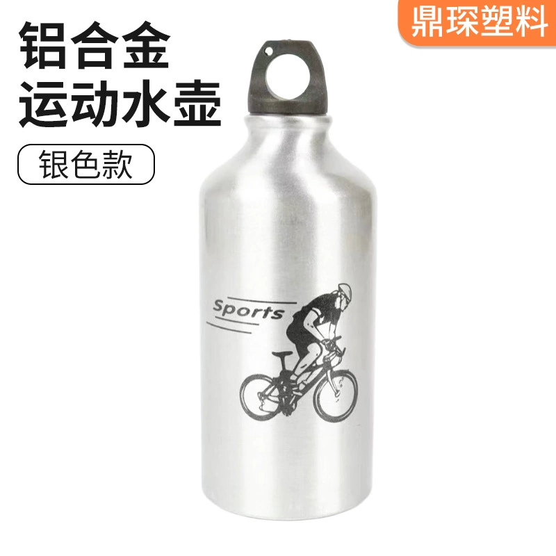 Фабрика на заказ портативный 500 мл алюминиевый чайник открытый спортивный чайник Велосипедная езда термос из нержавеющей стали