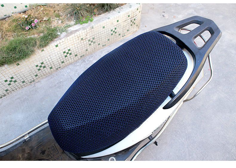 Electric car seat cushion cover waterproof sunscreen motorcycle seat cushion cover thickened breathable pedal battery car heat insulation pad universal