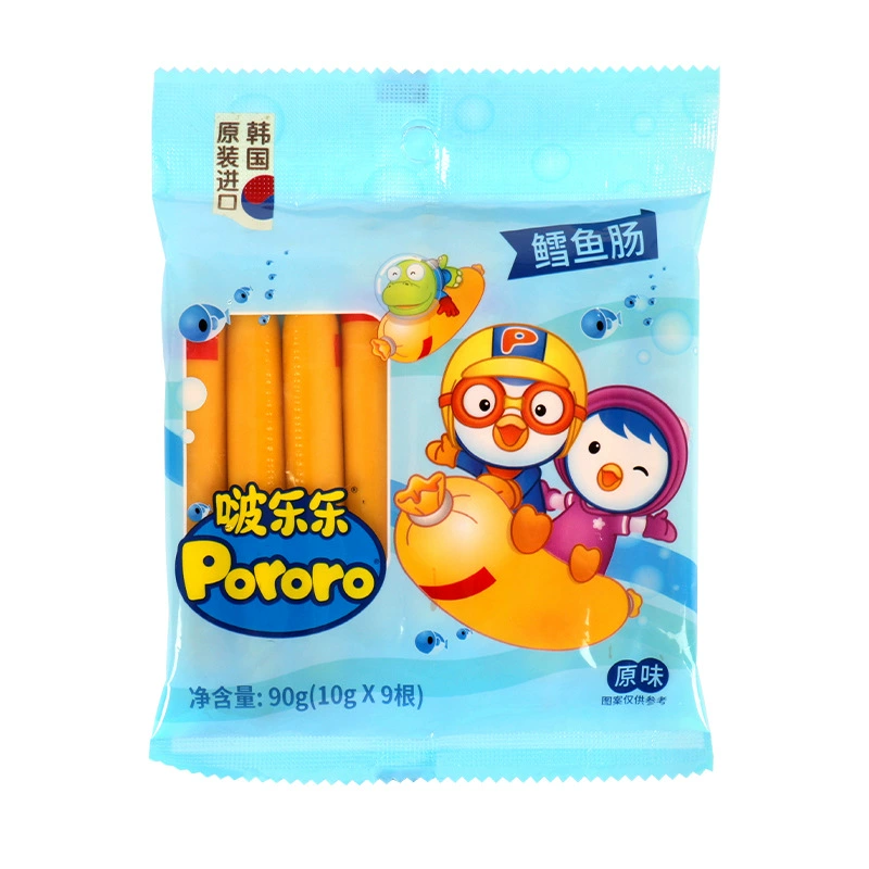 Корейский пороро cod sausage treasure fish snacks нигер bags ham sausages
