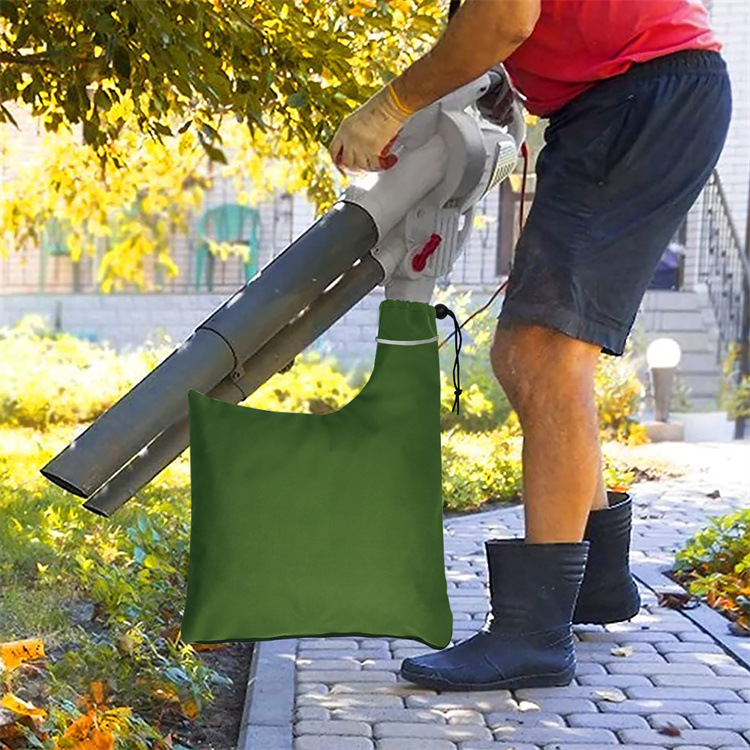 跨境厂家庭院落叶袋单肩树叶收集包吹叶机真空袋草坪垃圾收集袋