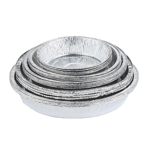 Special tinfoil tray for air fryer tinfoil box for oven special aluminum foil box multi-size disposable tableware dinner plate box