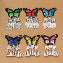 蝴蝶苗银流苏冰箱贴贵州苗族民族风非遗特色旅游文创伴手礼纪念品