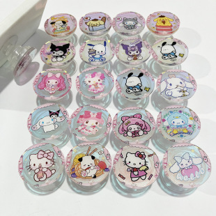 Cartoon Airbag Bracket Retractable Lazy Mobile Phone Bracket Sanrio Cute Cartoon Bracket Mobile Phone Tablet