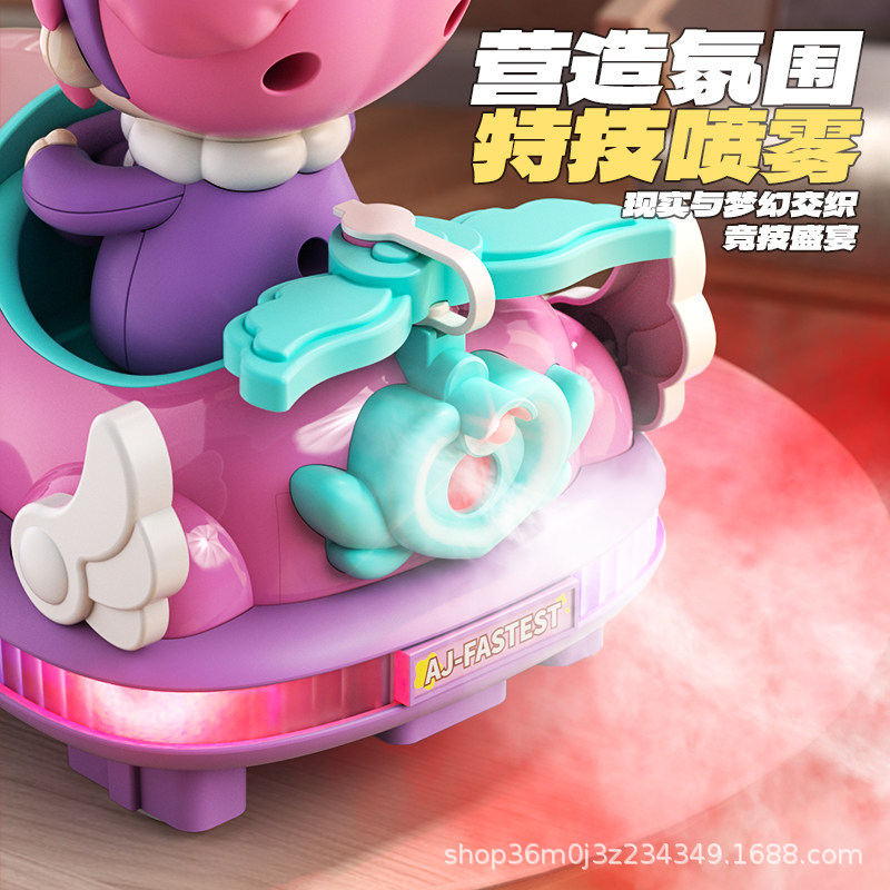 Spray eléctrico choque coche juguetes niños coche interactivo niño niña correr coche eléctrico kart al por mayor