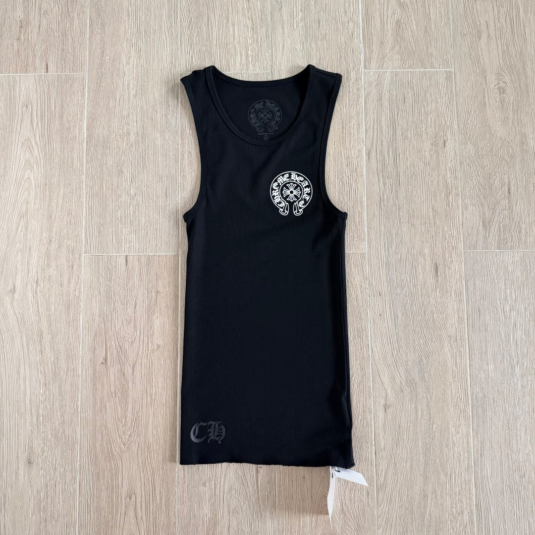 Chrome Hearts Tank Horseshoe Logo Black