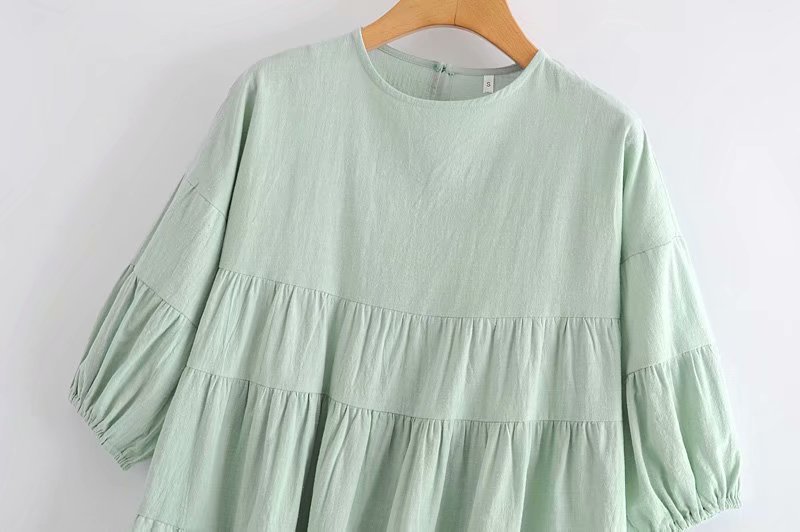 round neck pullover shirt  NSAM39601