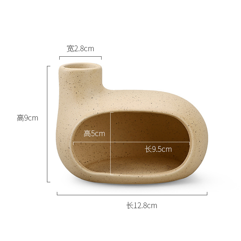 Sage marco de cerámica horno aromático de forma especial peruano madera sagrada soporte de material antiguo madera sagrada incienso fabricantes transfronterizos image 3
