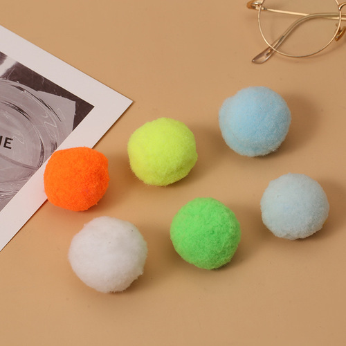 Factory High-Elastic Colored Fuzzy Balls DIY Handmade Home Decor Accessory Scarf Accessory Wholesale