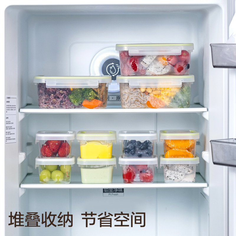 フルーツ弁当箱、屋外持ち運び用プラスチック弁当箱、ピクニック用包装箱、学生用仕事用包装箱、密封鮮度保持箱|undefined