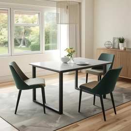 餐椅家用轻奢餐桌椅出租房商用凳子靠背舒服久坐麻将学习书桌椅子