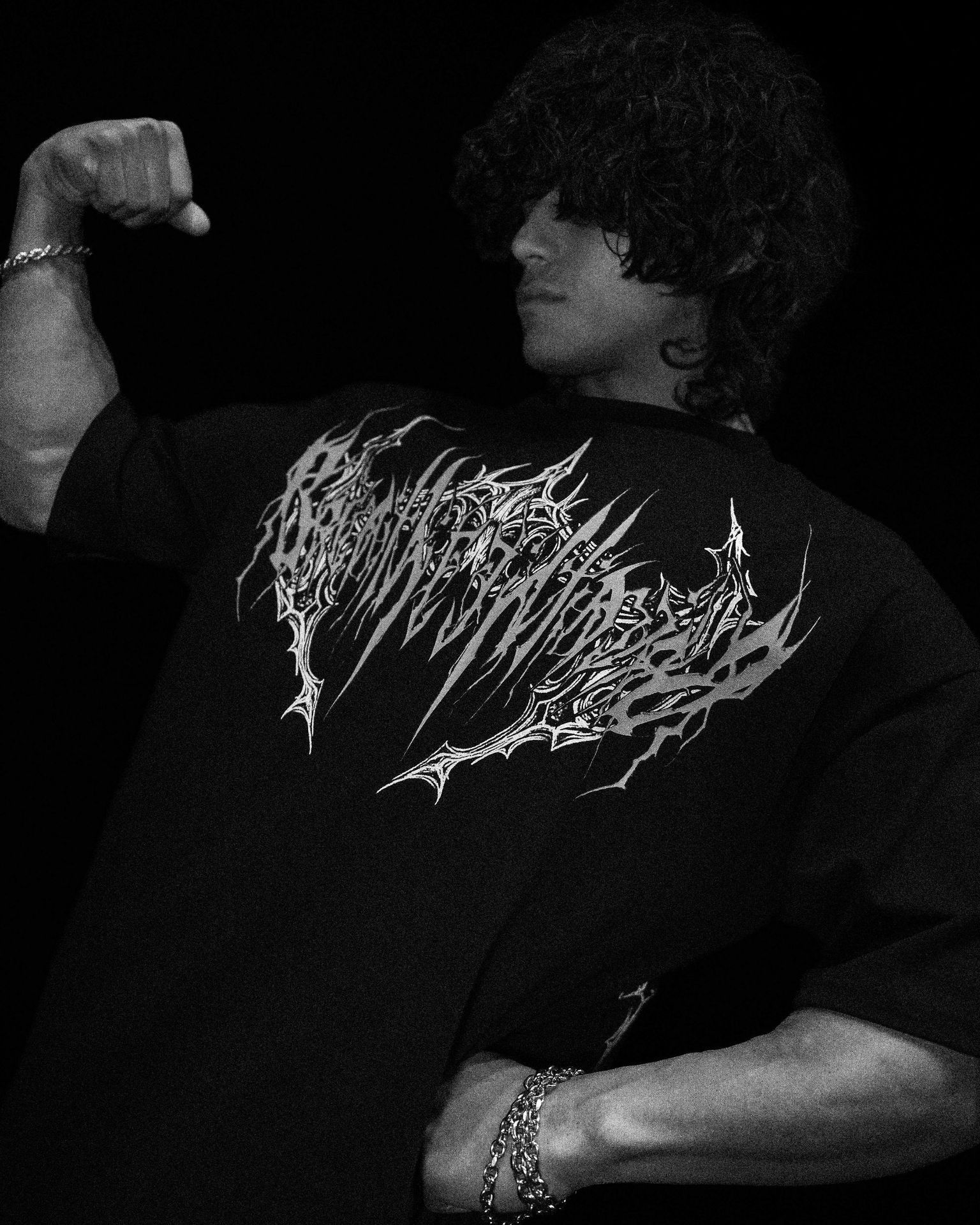 Breathedivinity American-style Trendy Men's Oversized T-shirt, Sporty Casual Fashion, Cotton Printed Short Sleeves 008_viptrois.com