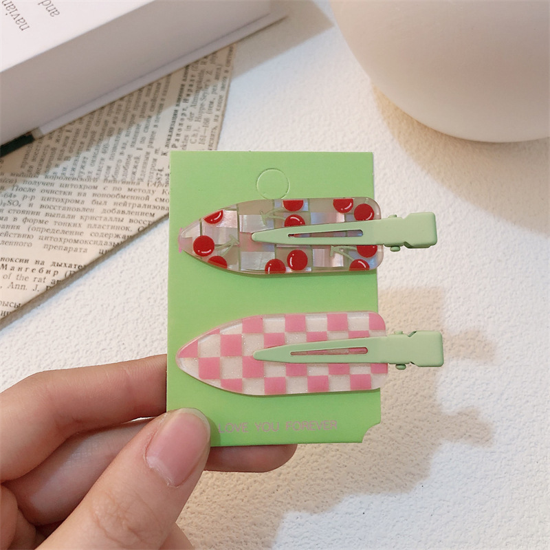 Un par de impresión de arco para niñas pinzas de cabello sin marcas de dibujos animados para mujeres adorables pinzas de cabello para el cabello de bordas rotas image 7