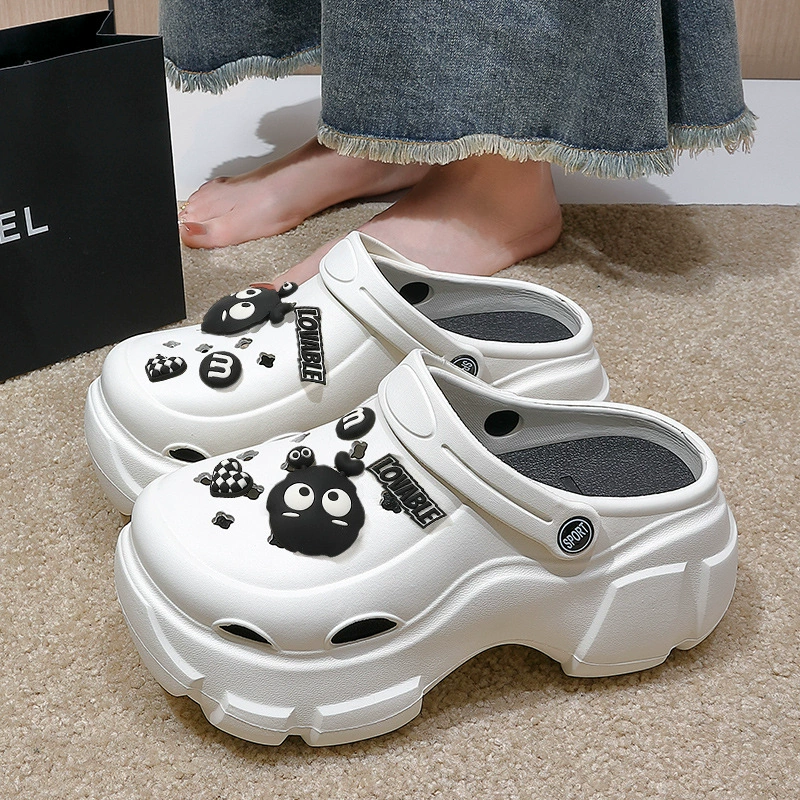 Slippers Platform Sandals, 8 cm Thick Sole, Summer Beach Clogs, Sizes 34–41