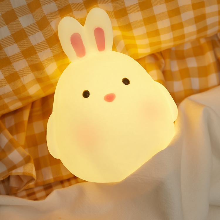 兔子可爱小夜灯卧室床头睡眠台灯儿童女孩子房间伴睡生日圣诞礼物