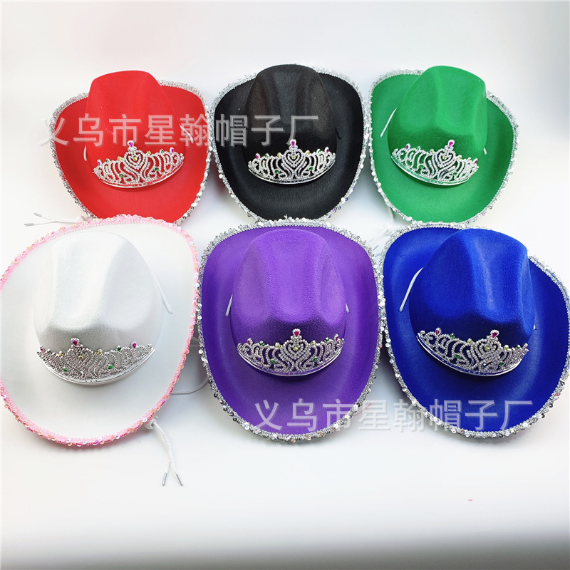 Estrellas americanas y rayas cinta vintage alto sombrero mago etapa rendimiento Festival fieltro paño recto sombrero alto