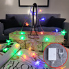 LED Christmas decorations, starry sky, with snowflakes