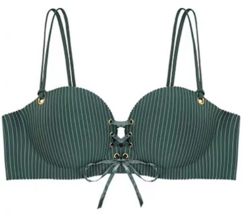 Ventas directas de fábrica comercio electrónico transfronterizo Sudeste de Asia Vietnam Tailandia damas burbujas encaje pecho pequeño recogido sujetador Tovin