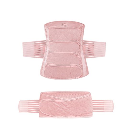 4-piece postpartum belly belt maternal split dual-use plastic waist confinement waist corset belly binding belt breathable cover for women
