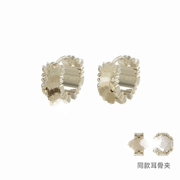 Three-Fold Iris Flower Mini Ear Cuffs & Ear Bone Clips for Women, Light Luxury Vintage Earrings and Ear Studs for Women Three-Fold Iris Flower Mini Ear Cuffs & Ear Bone Clips for Women, Light Luxury Vintage Earrings and Ear Studs for Women