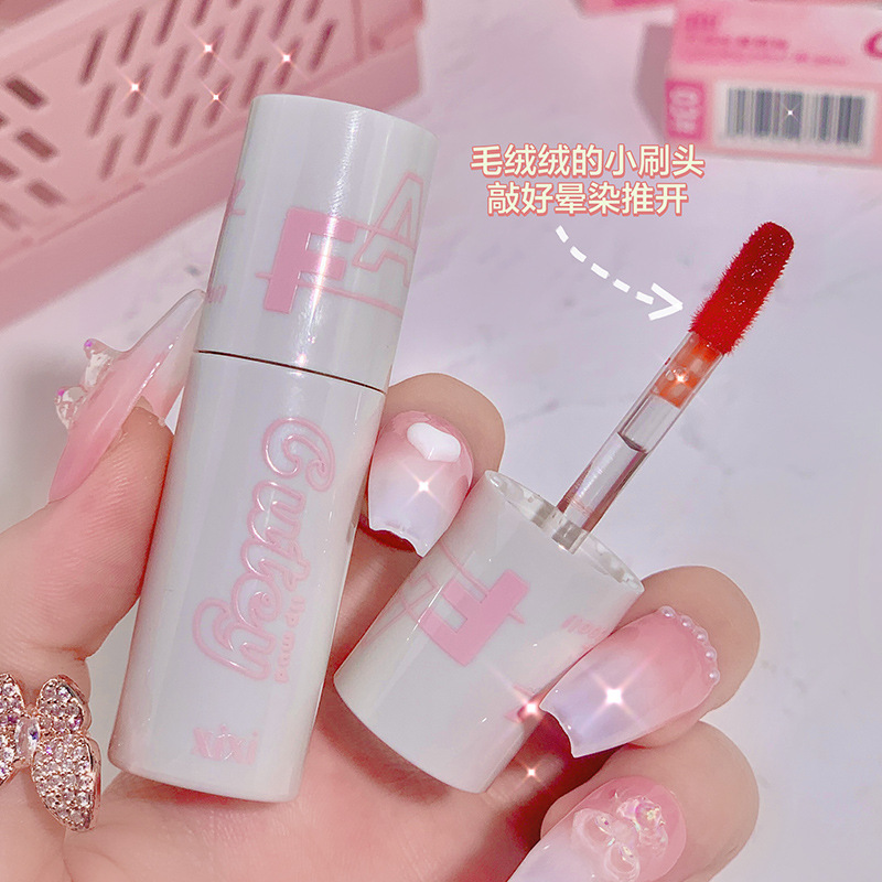 xixi灵动水雾水光唇釉哑光雾面不掉色不沾杯唇泥水润显白嘟嘟唇油