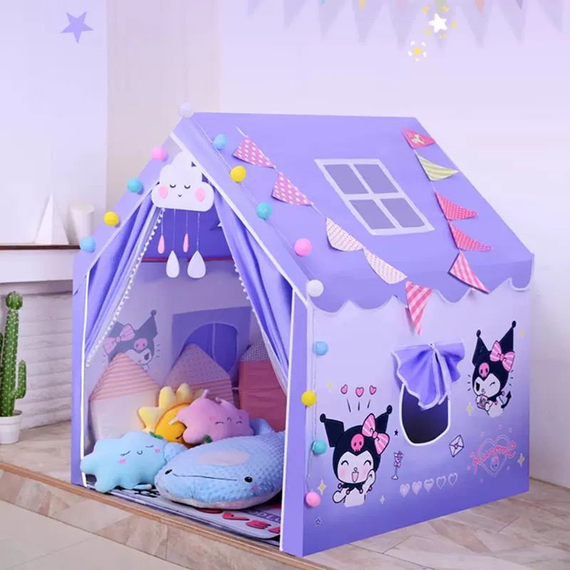 跨境儿童帐篷室内小房子 男孩女孩分床神器小帐篷秘密基地游戏屋