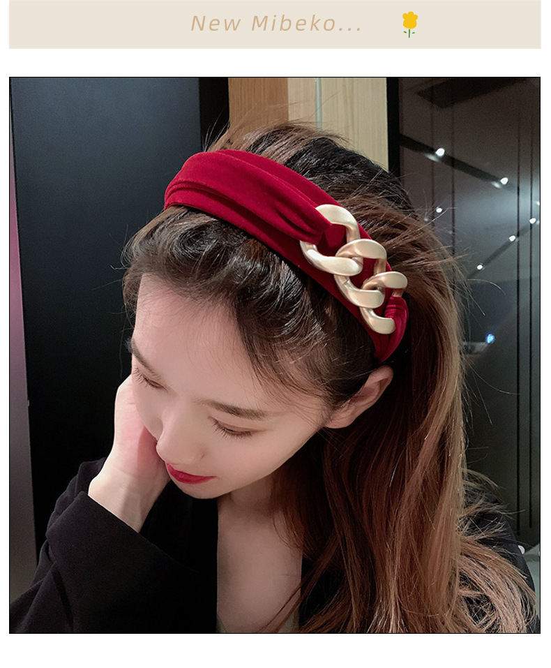 Black Velvet Fairy Headband Image 2