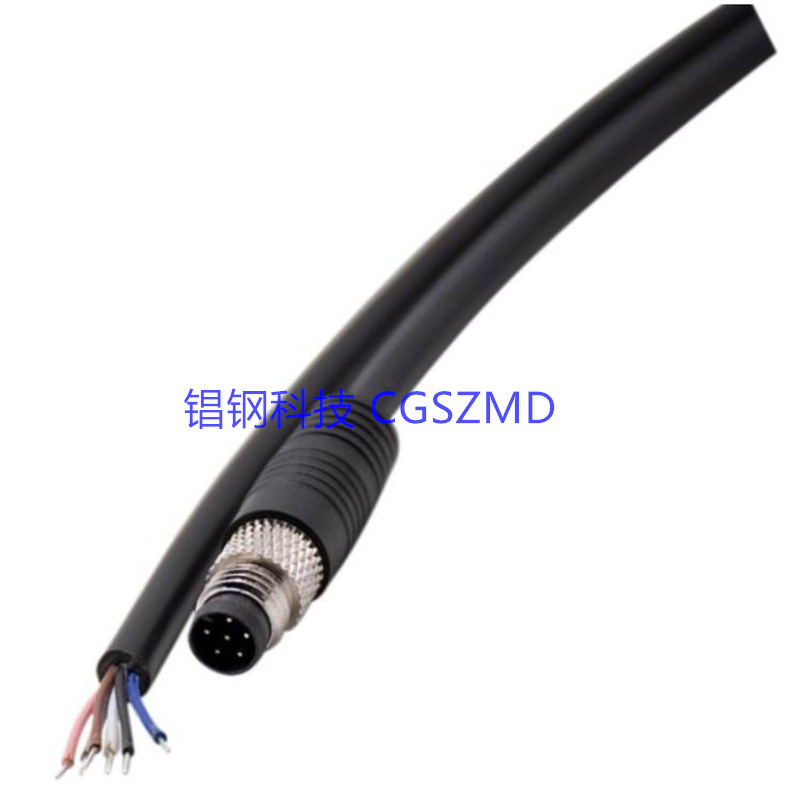 M12 ���������� 5m ֱ ���� 5 о A ����M12 Cable Connector, 5m