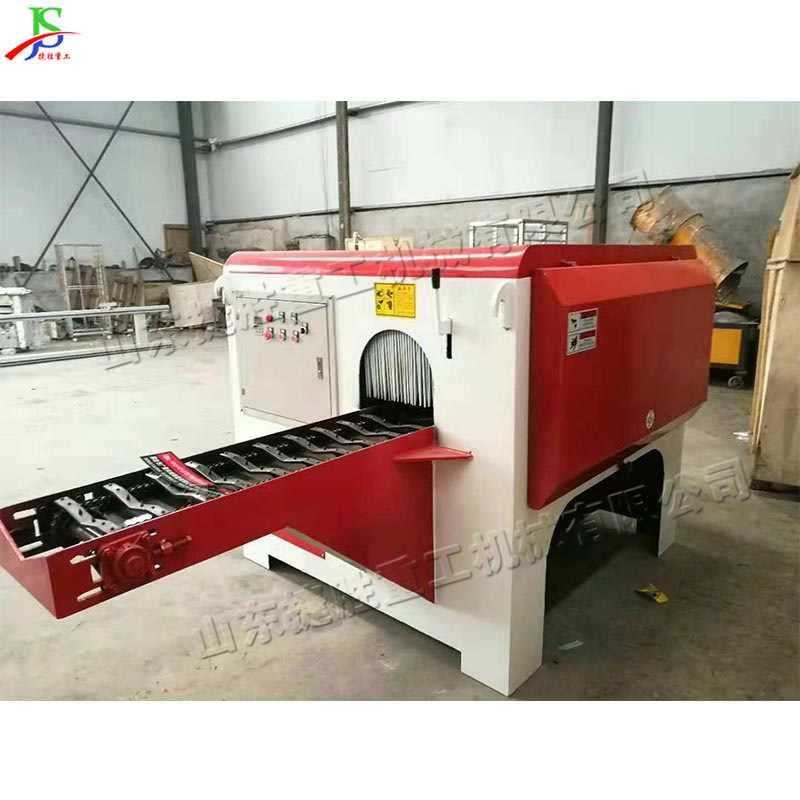 Sierra cuadrada de madera redonda automática superior e inferior de doble eje de sierra multihoja superior e inferior tipo rodillo de madera redonda sierra de hoja dividida