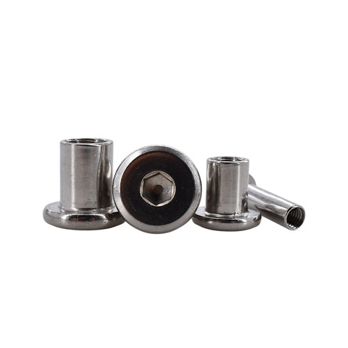 304 stainless steel beveled inner hexagonal plywood nut M3 pair of locking rivets M10 furniture plywood butt nut